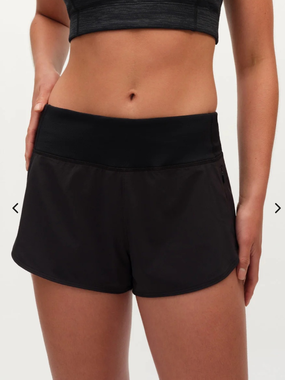 Outdoor Voices Black Hudson 2.5 Shorts